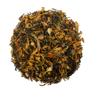 Té Verde, Té Negro, Flores de Jazmín y Flores de Azahar